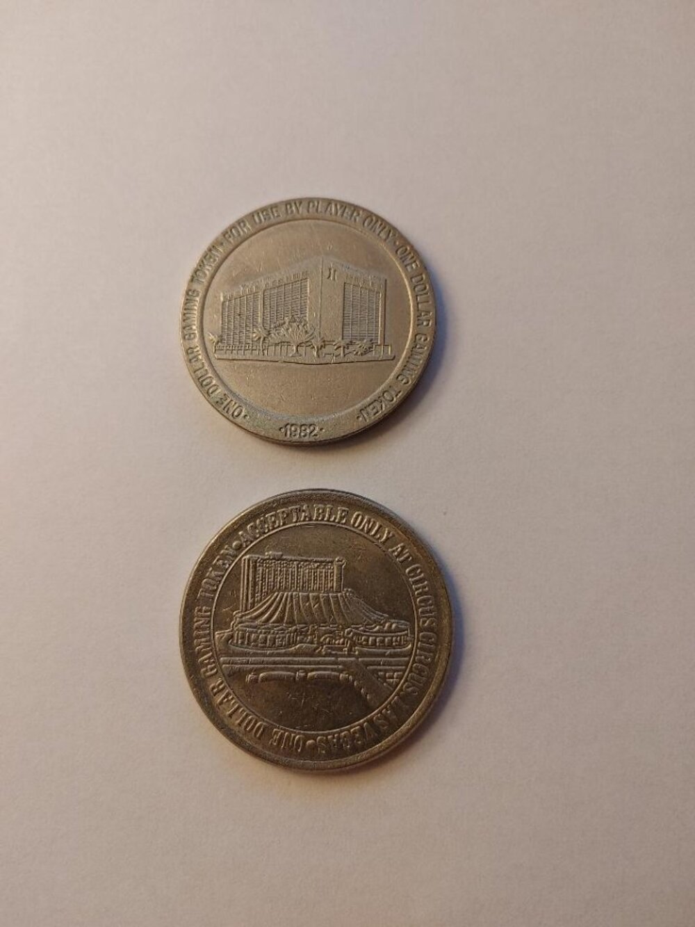 Two Las Vegas Gaming Tokens